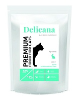 Delicana Сухой корм для взрослых кошек с кроликом, 1,5 кг