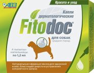 FITODOC Капли дерматологические для собак средних пород, 4*1,2 мл
