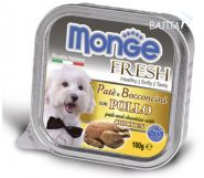 Monge Dog Fresh Консервы для собак курица (100 г) зоомагазине gavgav-market