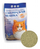 Сибирская кошка Комкующийся наполнитель "Прима" (5 л)