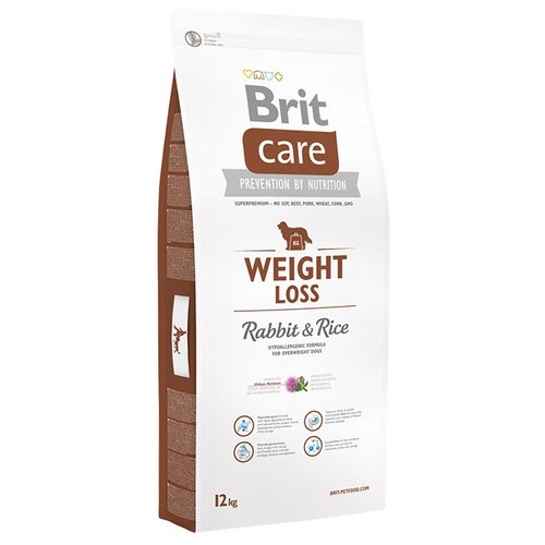 BRIT Care Weight Loss Rabbit&Rice Для собак всех пород с избыточным весом (кролик/рис) (12 кг) зоомагазине gavgav-market