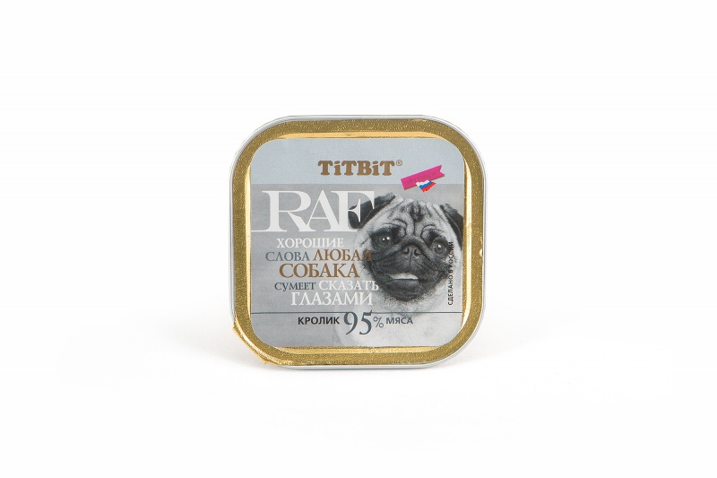 Консервы для собак RAF Кролик 100 г - ламистер зоомагазине gavgav-market