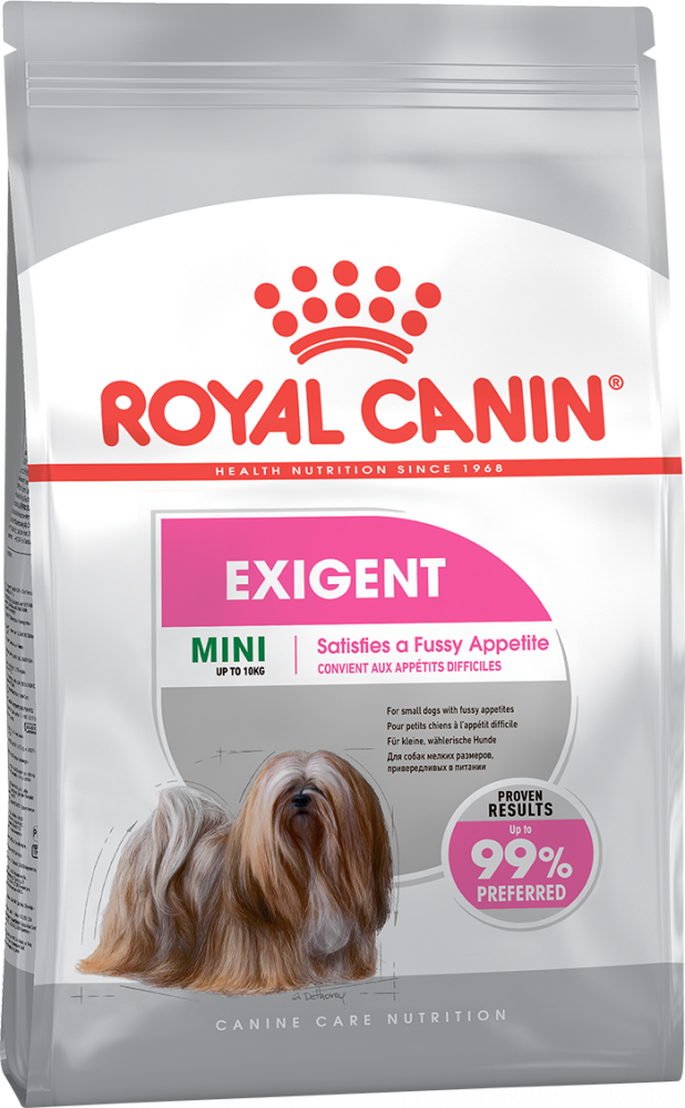 Royal Canin Mini Exigent Корм для собак мелких размеров, привередливых в питании, 1 кг. зоомагазине gavgav-market