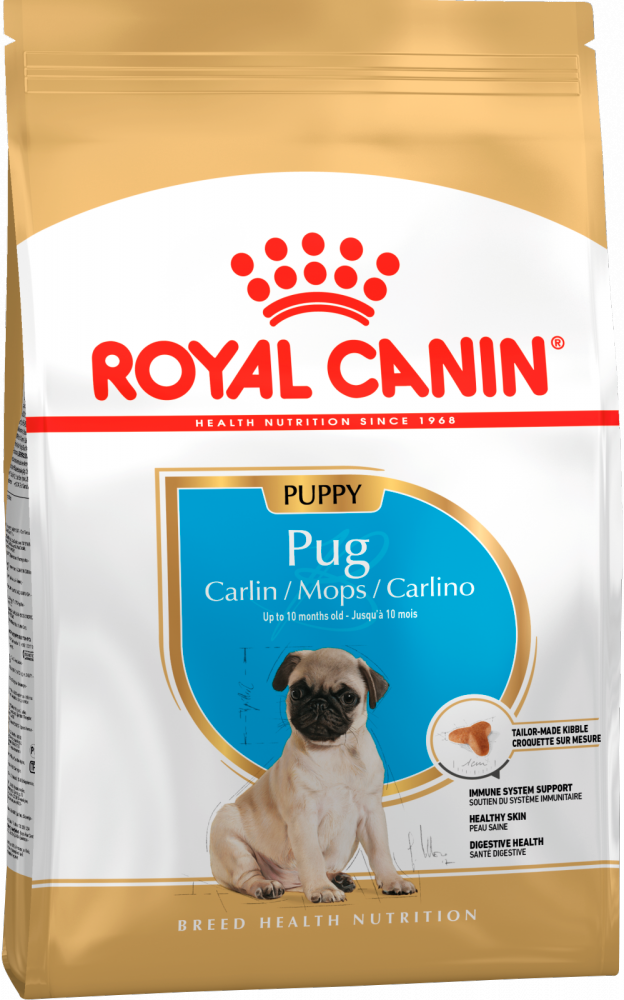 Royal Canin Pug Puppy Для щенков мопсов (1,5 кг) зоомагазине gavgav-market