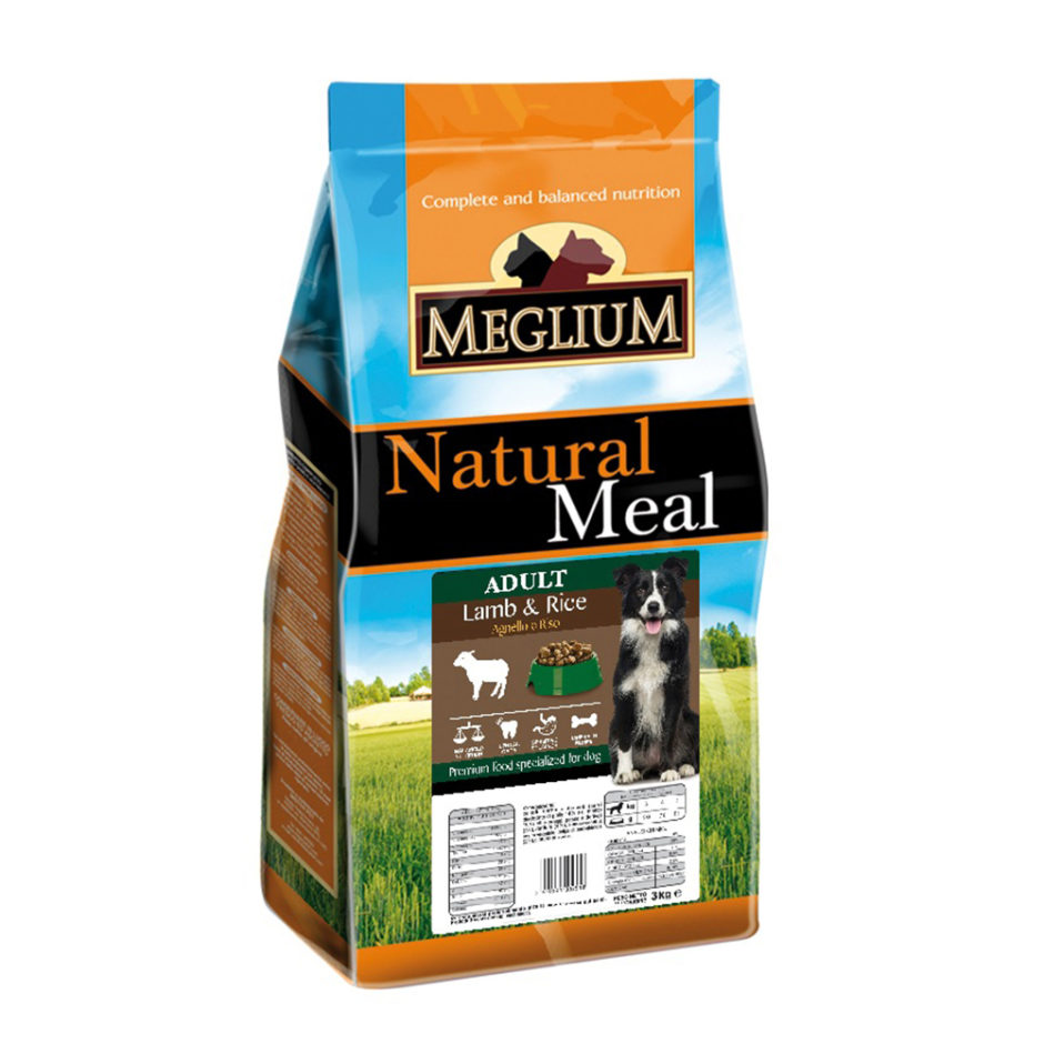 Meglium Adult Sensible Сухой корм для собак с чувствительным пищеварением, ягненок и рис, 3 кг зоомагазине gavgav-market