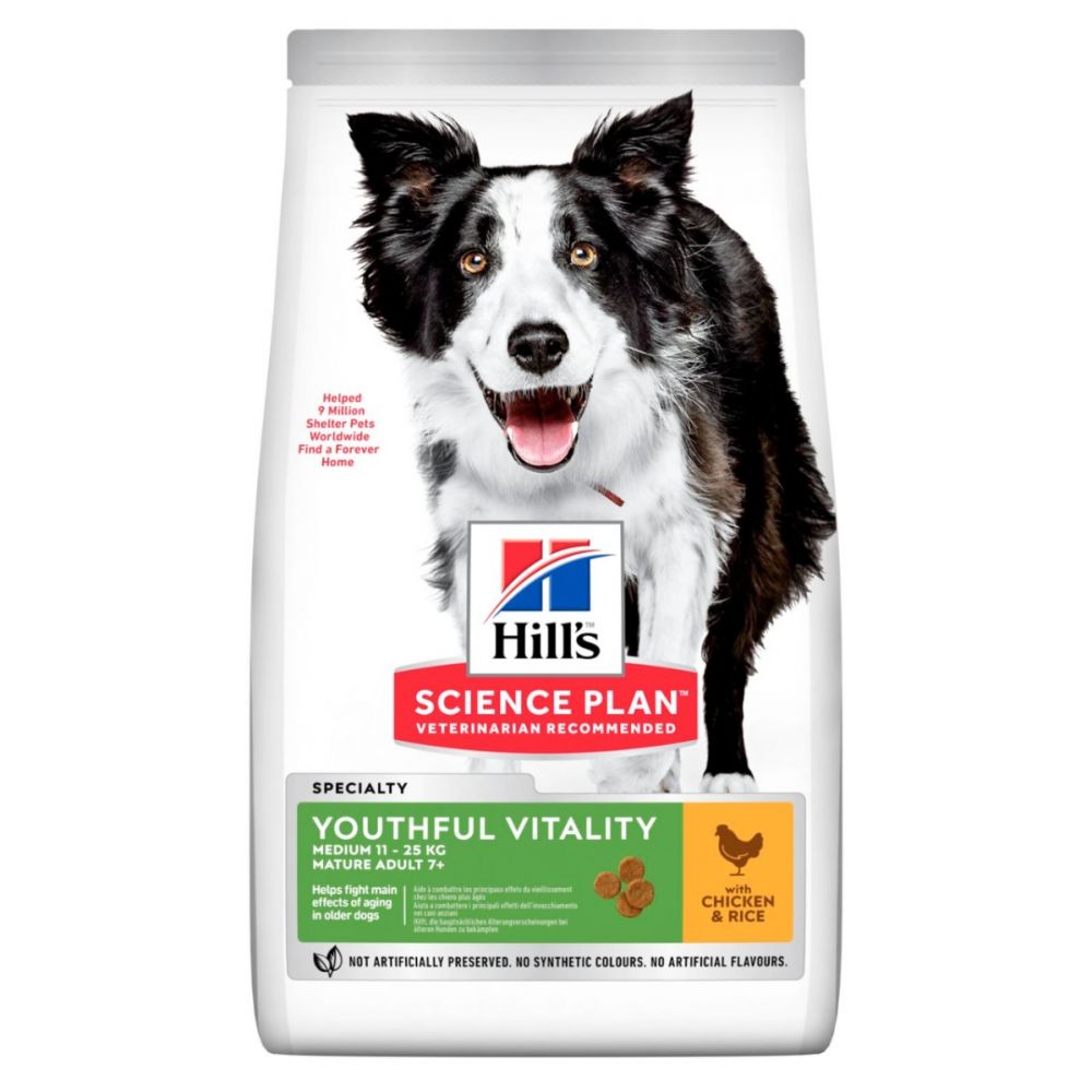 Hill's Canine Adult 7+ Youthful Vitality Medium Breed - Для собак старше 7 лет (12 кг) зоомагазине gavgav-market