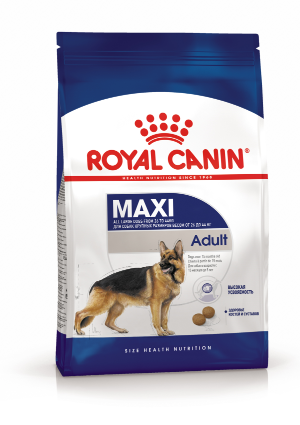 Royal Canin Maxi Adult Корм для собак крупных размеров (15 кг) зоомагазине gavgav-market