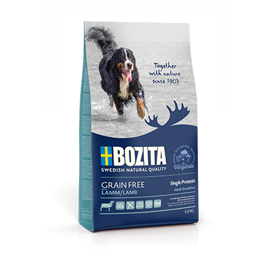BOZITA GRAIN FREE Беззерновой корм для собак с ягненком, 1,1кг зоомагазине gavgav-market