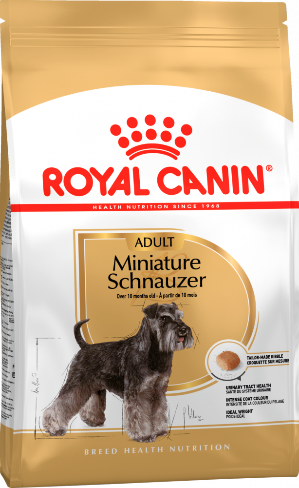 Royal Canin Miniature Schnauzer Adult Корм для миниатюрных шнауцеров (7,5 кг) зоомагазине gavgav-market
