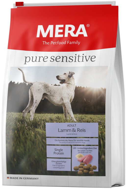 Mera 38 Pure Sensitive Adult Lamm & Reis Сухой корм для взрослых собак с ягненком и рисом, 4 кг зоомагазине gavgav-market