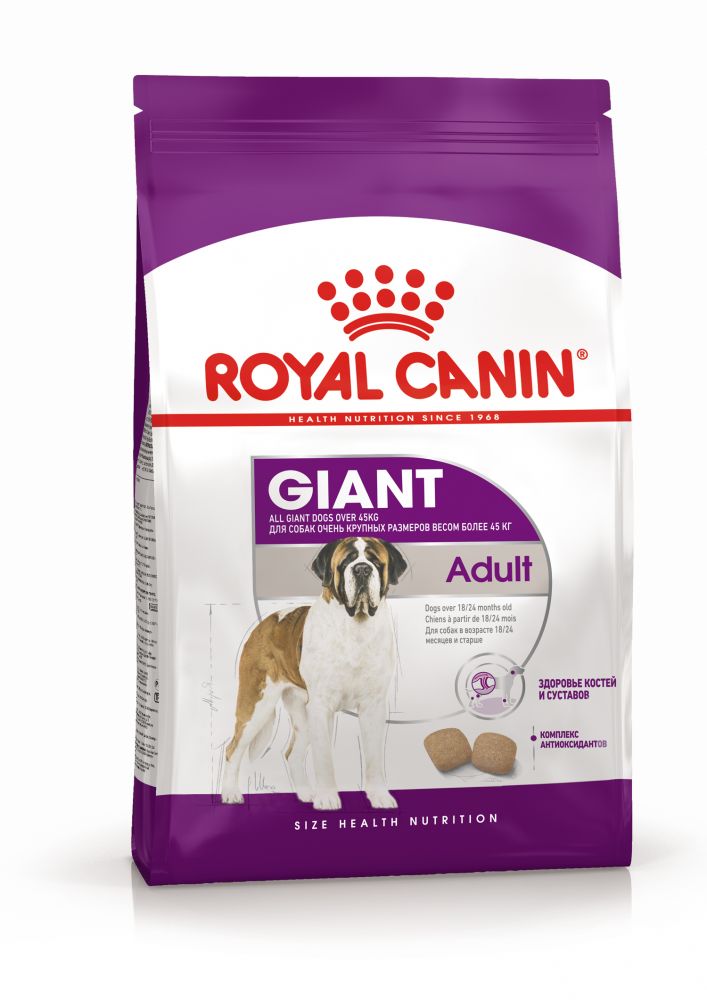 Royal Canin Giant Adult Корм для взрослых собак очень крупных размеров (4 кг) зоомагазине gavgav-market