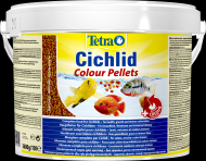 Tetra Cichlid Colour Pellets Корм (шарики) для усиления окраса цихлид (10 л) в зоомагазине gavgav-market