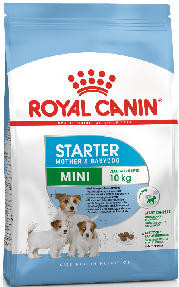 Royal Canin Mini Starter Корм для щенков до двух месяцев, беременных и кормящих сук (3 кг) зоомагазине gavgav-market