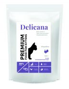 Delicana Сухой корм для котят с чувствительным пищеварением, индейка. 1,5 кг