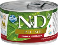 Farmina N&D Prime Консервы для собак мелких пород, курица и гранат 140г зоомагазине gavgav-market