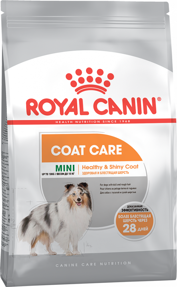 Royal Canin Mini Coat Care Корм для собак с тусклой и сухой шерстью, 3кг зоомагазине gavgav-market