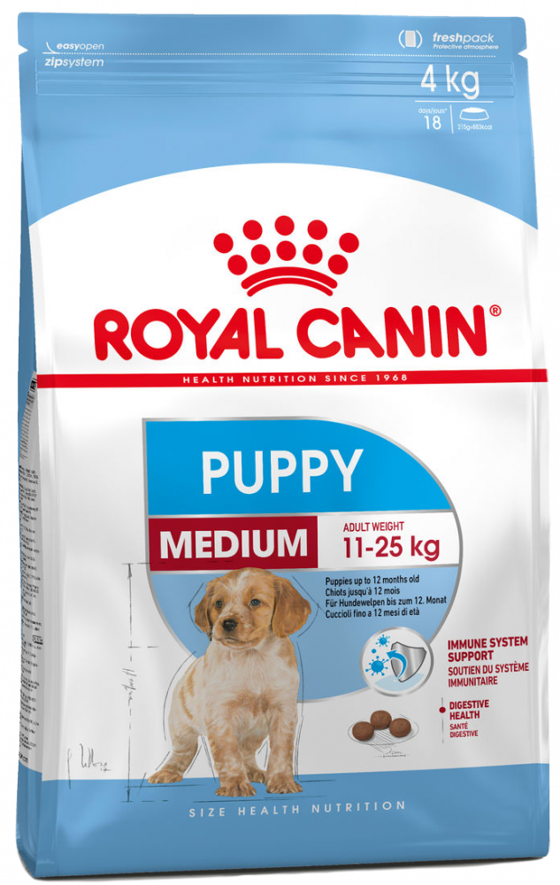 Royal Canin Medium Puppy Корм для щенков с 2 до 12 месяцев (14 кг) зоомагазине gavgav-market