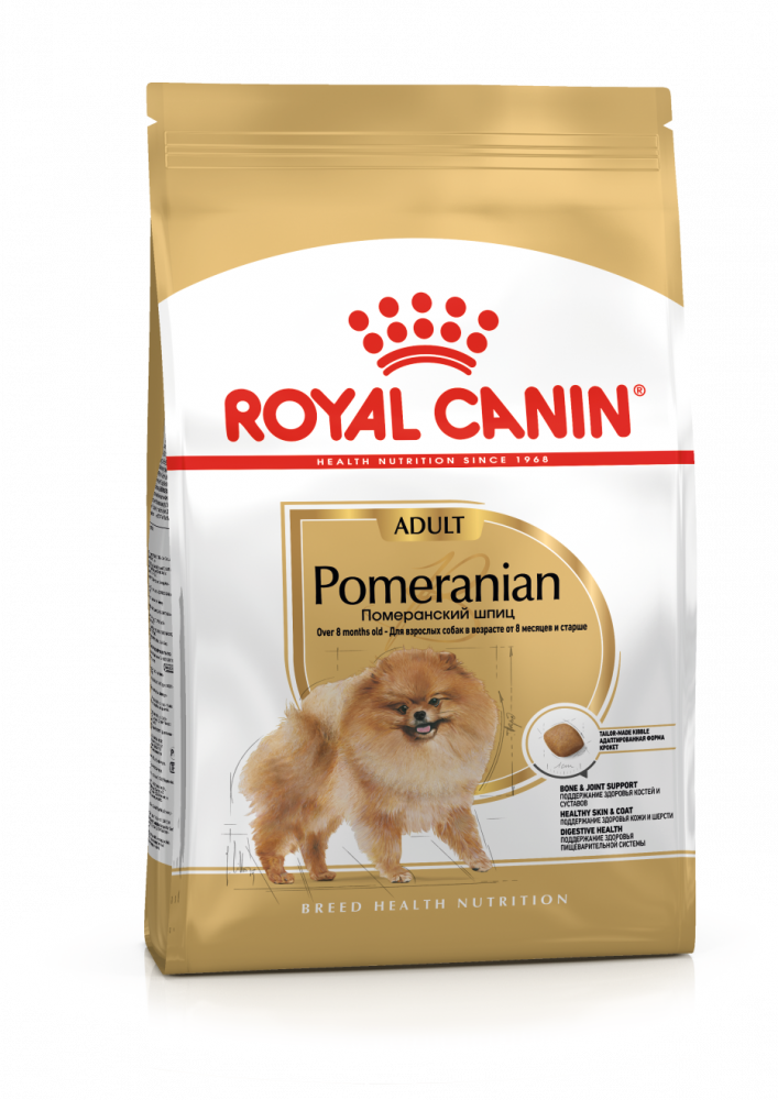 Royal Canin Pomeranian Adult Корм для собак породы Померанский Шпиц, 1.5кг зоомагазине gavgav-market