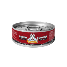 Погрызухин корм для собак Оленина с клюквой 100 гр зоомагазине gavgav-market