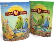 Верные друзья Корм для волнистых попугаев с фруктами и овощами (500 г) в зоомагазине gavgav-market