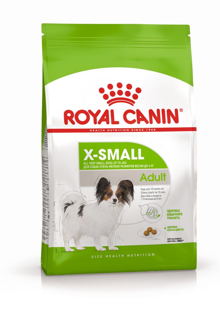 Royal Canin X-Small Adult Корм для собак миниатюрных пород (500 г) зоомагазине gavgav-market