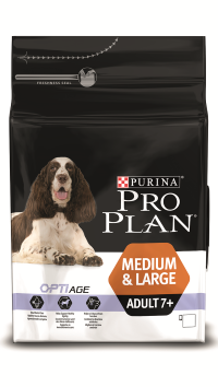 Pro Plan MEDIUM & LARGE ADULT 7+ Корм для собак средних и крупных пород старше 7 лет с курицей и рисом (14 кг) зоомагазине gavgav-market