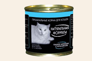 НАТУРАЛЬНАЯ ФОРМУЛА Паштет нежный с кроликом (250 г) в зоомагазине gavgav-market НАТУРАЛЬНАЯ ФОРМУЛА Паштет нежный с кроликом (250 г) в зоомагазине gavgav-market