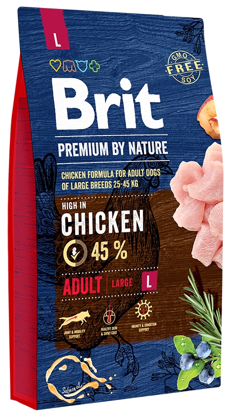 BRIT Premium by Nature Adult L Корм для взрослых собак крупных пород (8 кг) зоомагазине gavgav-market