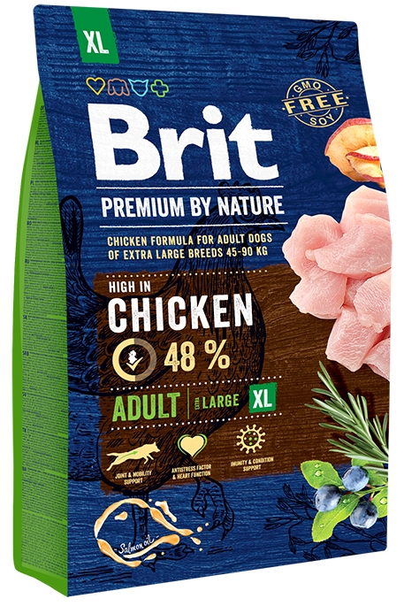 BRIT Premium by Nature Adult XL Корм для взрослых собак очень крупных пород (3 кг) зоомагазине gavgav-market