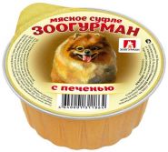 Зоогурман Мясное Суфле для собак "Печень" 100 гр зоомагазине gavgav-market
