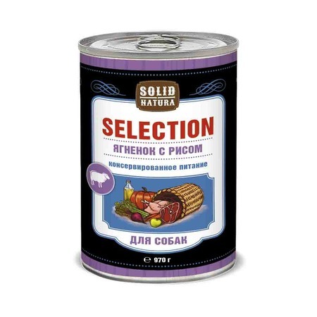 Solid Natura Selection Ягненок с рисом для собак всех пород 0,97 кг зоомагазине gavgav-market Solid Natura Selection Ягненок с рисом для собак всех пород 0,97 кг зоомагазине gavgav-market