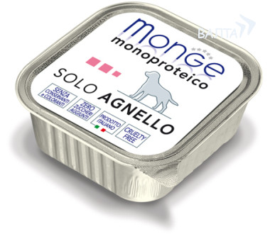 Monge Dog Monoproteico Solo Agnello Паштет для собак из ягненка (150 г) зоомагазине gavgav-market