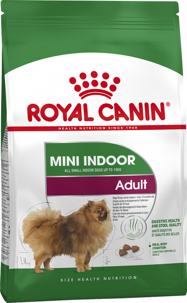 Royal Canin Mini Indoor Adult Корм для взрослых собак мелких размеров (500 г) зоомагазине gavgav-market