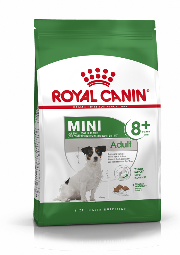 Royal Canin Mini Adult 8+ Корм для взрослых собак мелких размеров старше 8 лет (2 кг) зоомагазине gavgav-market