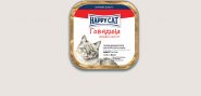 Happy Cat Паштет для кошек Говядина кусочками 100г