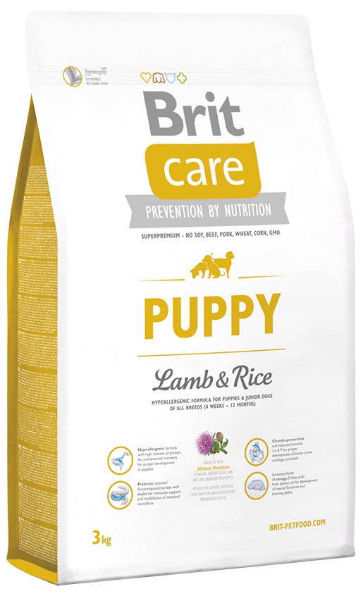BRIT Care Puppy All Breed Lamb&Rice Для щенков всех пород c ягненком и рисом (3 кг) зоомагазине gavgav-market