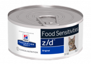 Hill's PD Feline z/d Диетический корм при пищевой аллергии (конс. 156 г)