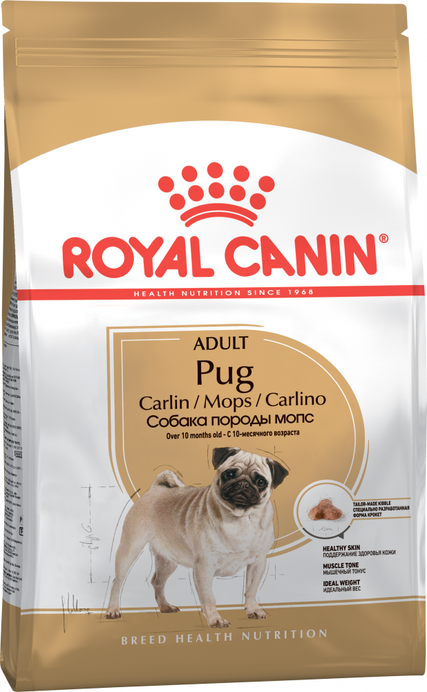 Royal Canin Pug Adult Корм для мопсов (7,5 кг) зоомагазине gavgav-market