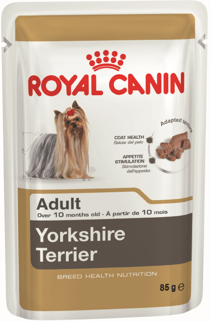 Royal Canin Yorkshire Terrier Adult Влажный корм для собак породы йоркширский терьер старше 10 месяцев (85 г) зоомагазине gavgav-market