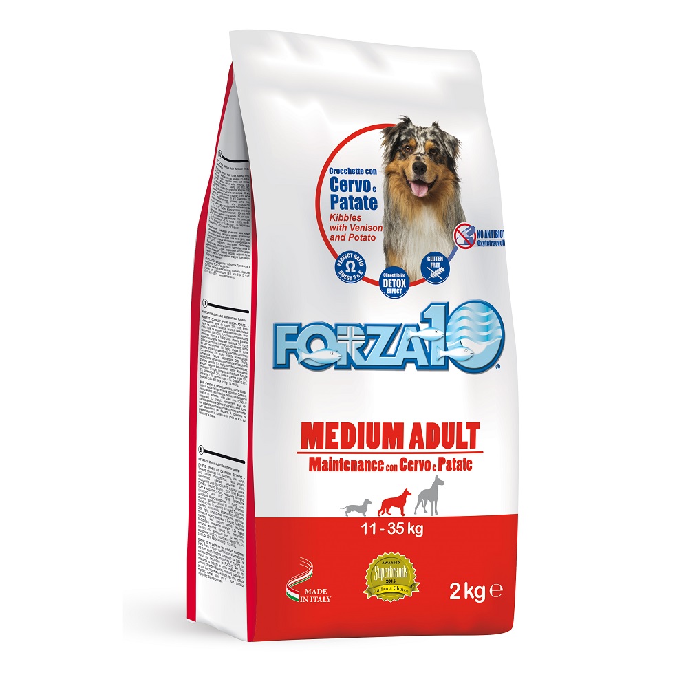Forza10 Maintenance Medium Adult Cervo e Patate Корм для собак средних пород из оленины с картофелем (2 кг) зоомагазине gavgav-market