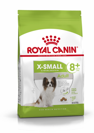 Royal Canin X-Small Adult 8+ Корм для собак миниатюрных пород старше 8 лет (500 г) зоомагазине gavgav-market