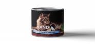LANDOR Game and Turkey for Cats Консерва для  кошек с куропаткой и индейкой, 200 гр