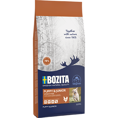 BOZITA Naturals Puppy & Junior Корм для щенков и юниоров всех пород 12,5кг зоомагазине gavgav-market