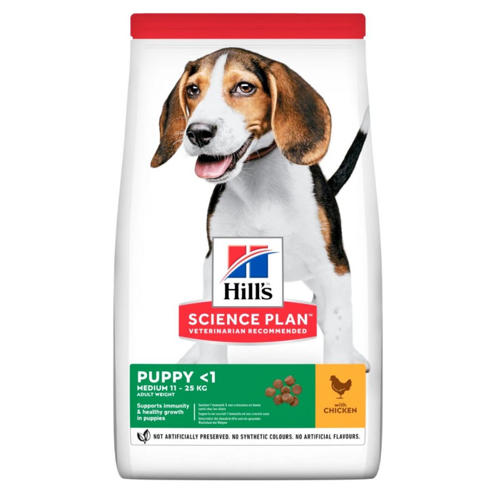 Hill's Puppy Healthy Development Medium Chicken - Для щенков средних пород с курицей (12 кг) зоомагазине gavgav-market