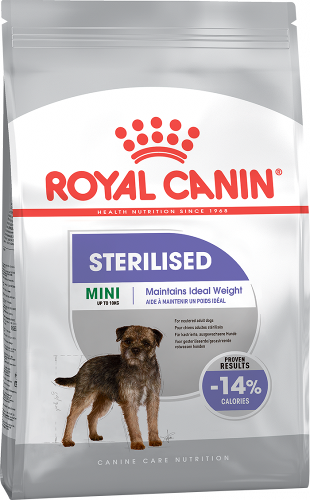 Royal Canin Mini Sterilised Корм для стерилизованных собак мелких пород  3кг зоомагазине gavgav-market