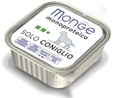 Monge Dog Monoproteico Solo Coniglio Паштет для собак из кролика (150 г) зоомагазине gavgav-market