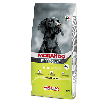 Morando Professional Cane Сухой корм для взрослых собак с повышенной массой тела PRO TASTE с ягненком 4кг зоомагазине gavgav-market