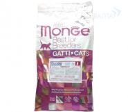 Monge Cat Sensitive Корм для кошек с чувствительным пищеварением (10 кг)