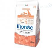 Monge Dog Speciality Line All Breeds Puppy&Junior Salmon & Rice Корм для щенков всех пород с лососем и рисом (2,5 кг) зоомагазине gavgav-market