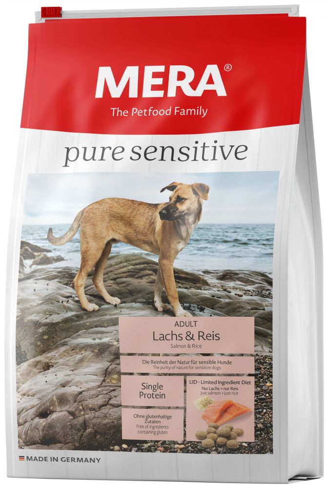 Mera 36 Pure Sensitive Adult Lachs & Reis Сухой корм  для взрослых собак с лососем и рисом,12,5 кг зоомагазине gavgav-market